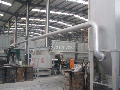 天津橡胶厂密炼机除尘器+除味设备调试运行