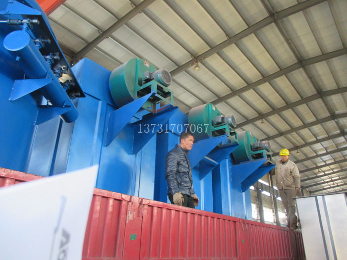 河南鹤壁建材厂定购的64袋除尘器发货
